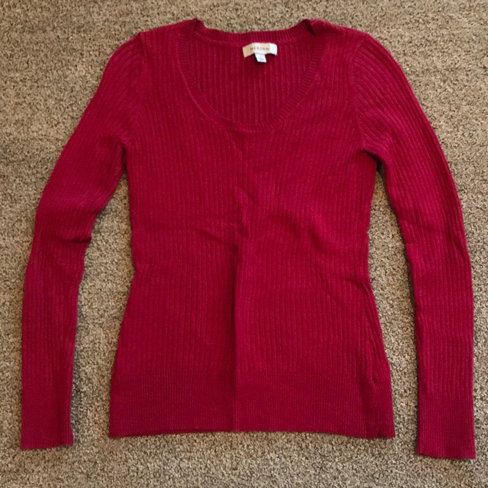 Red sweater